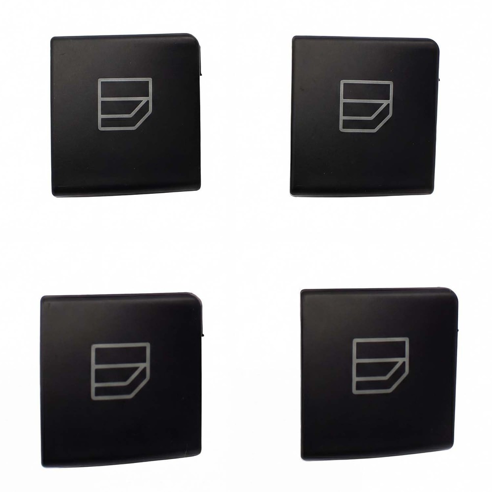 Front Driver Window Switch Button Cap A2049055402 Compatible with Mercedes Benz