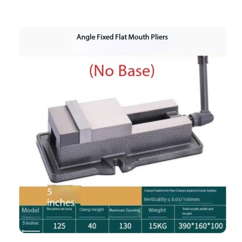 Manual Quick-Action Parallel-Jaw Milling Machine Angle-Fixed Bench Vise