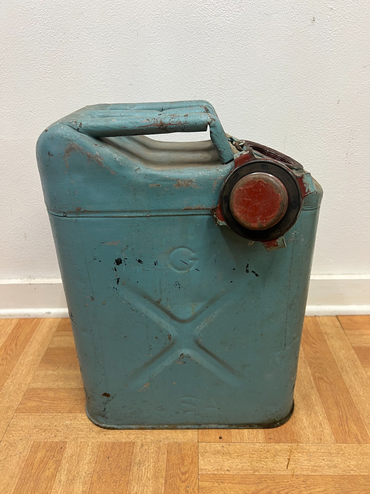 Vintage US Military Jerry Can Container 1952 KOREAN WAR water willys jeep prop