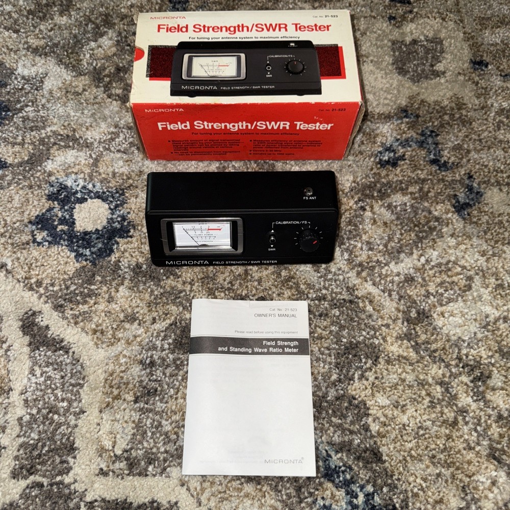 Radio Shack Micronta Field Strength SWR Tester Model 21-523