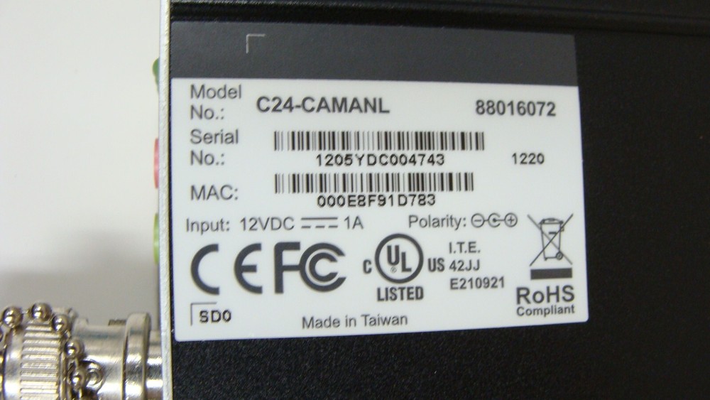 DSC C24-CAMANL VIDEO SERVER ENCODER NEW NOS