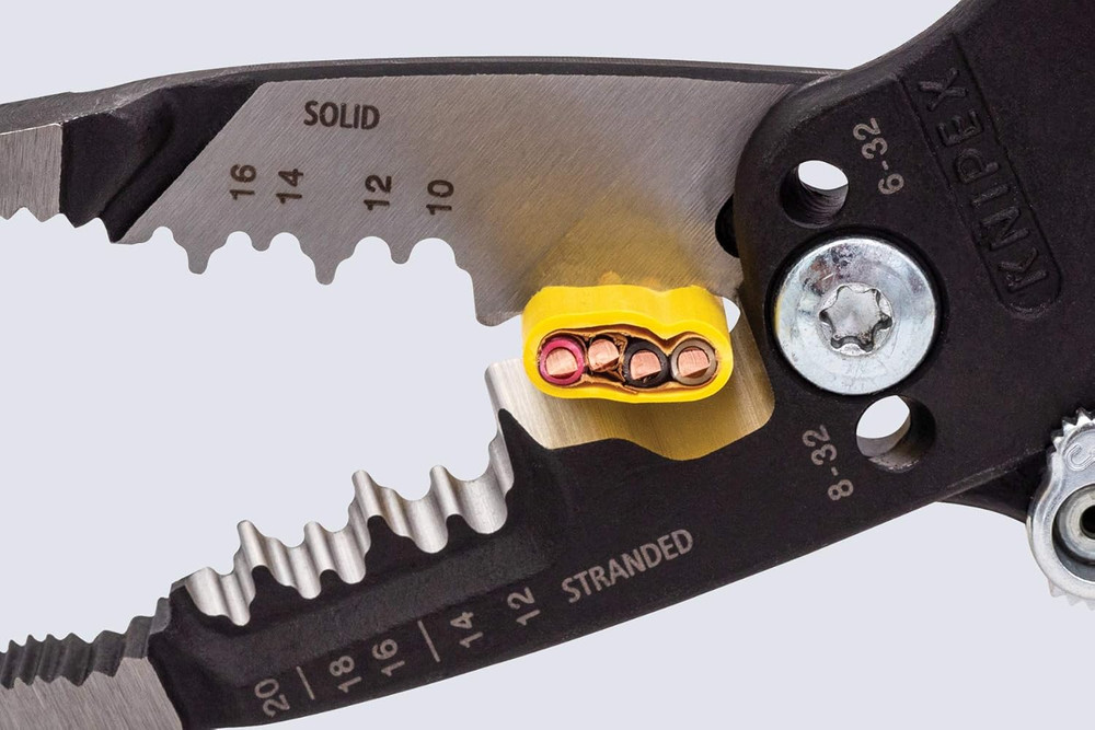 KNIPEX Tools 13 71 8 Forged Wire Stripper, 8-Inch