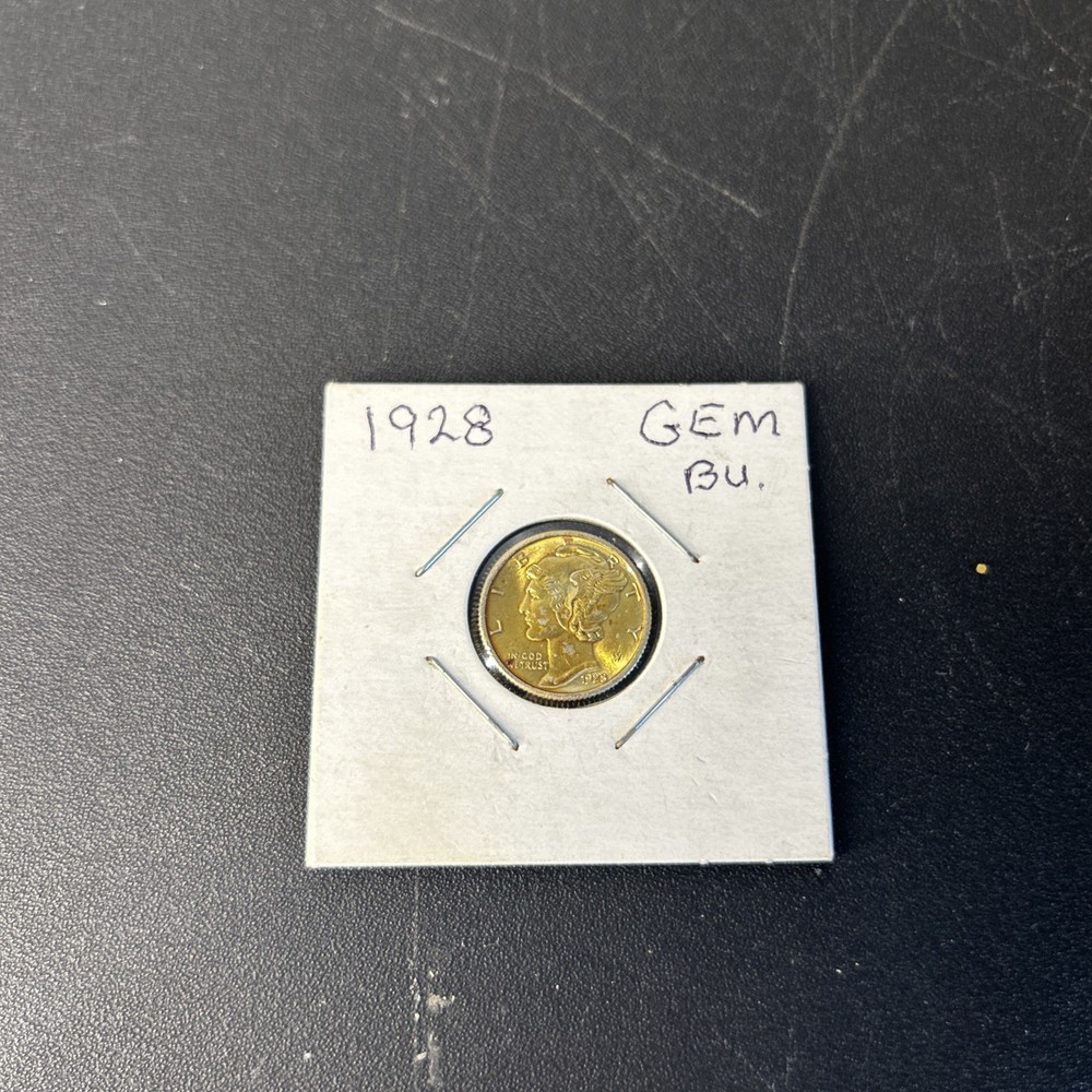 1928 Mercury Dime - GEM BU
