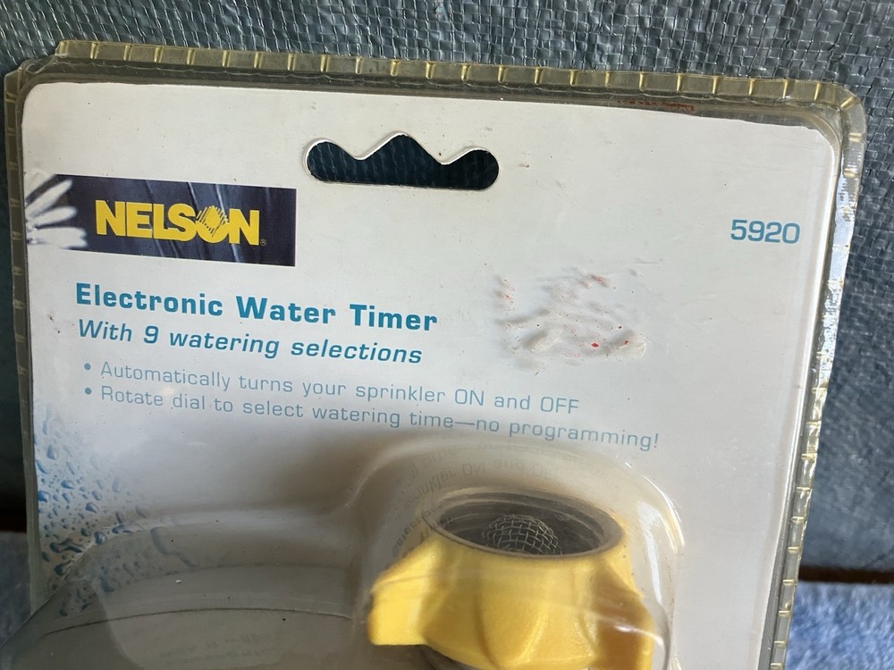 New Nelson 5920 Electronic Water Timer With 9 Selections