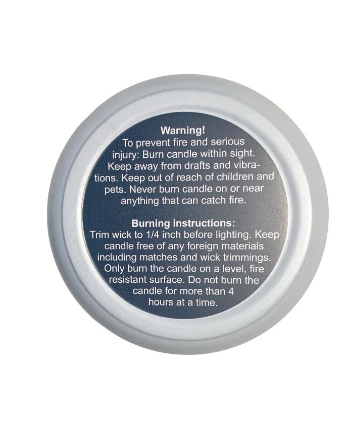 Lot pf 2 Empty Tin Cans for Candle Making