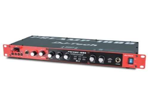 DJ TECH PREAMP 1800 1U Rackmount USB Player and Recorder