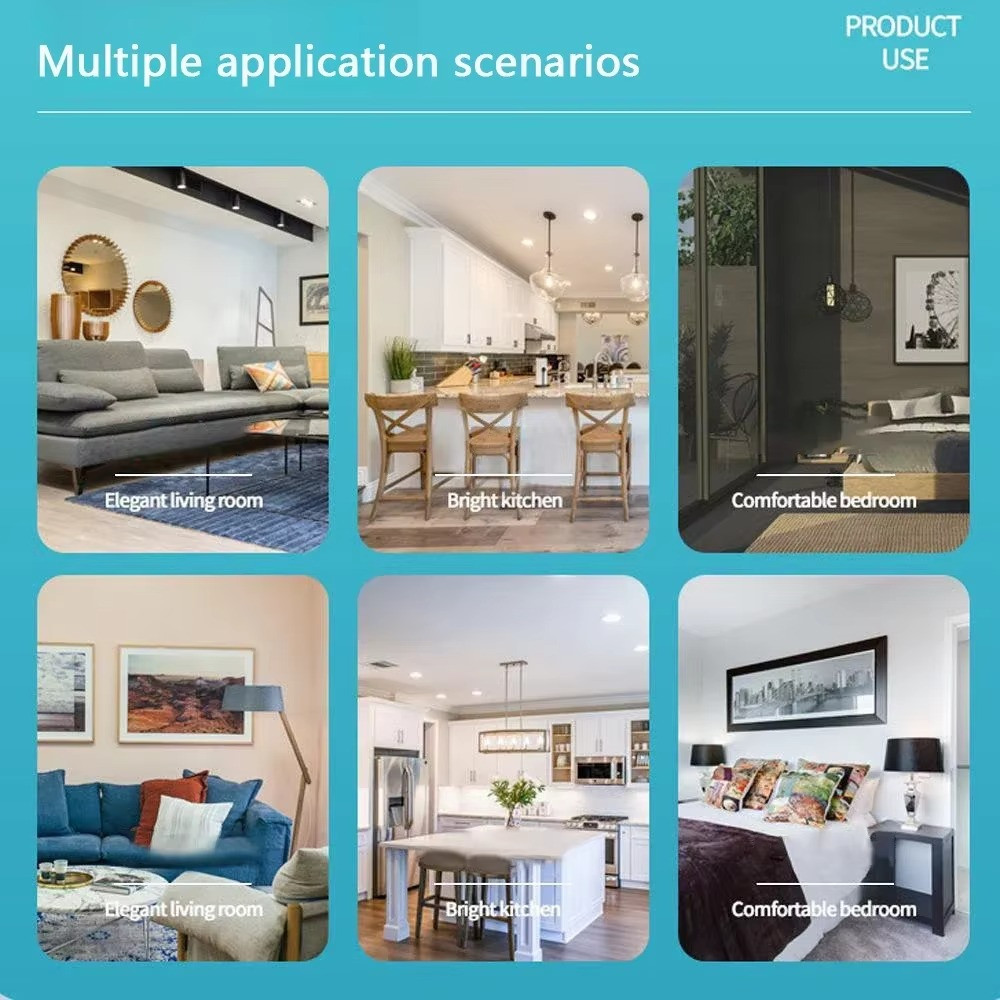 Fan For E27 Socket Light With Remote Ceiling Fan Adjustable Smart LED 3Speed AC