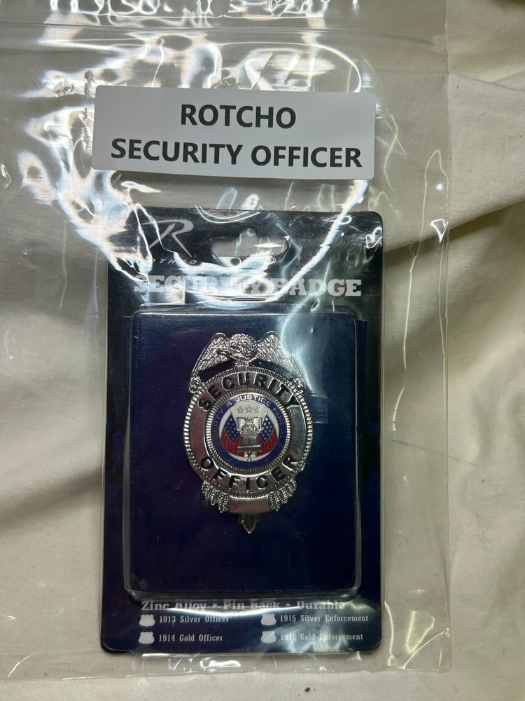Rothcho Model 1913 Security Officer Badge