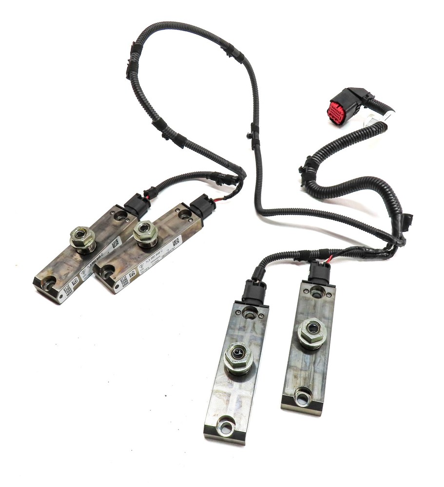 08 PORSCHE CAYENNE 957 FRONT & REAR SEAT OCCUPANCY WEIGHT SENSOR SET/4 w/HARNESS