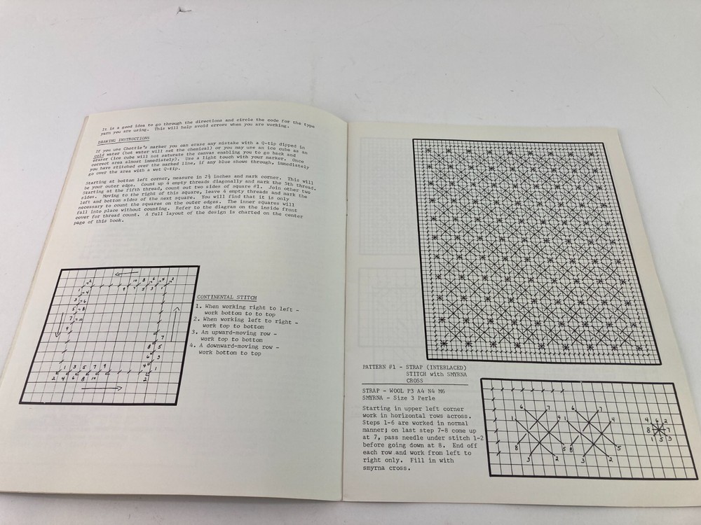 Patchouli Fancy Work Fantasies Needlepoint Embroidery Pattern Chart Graph Book