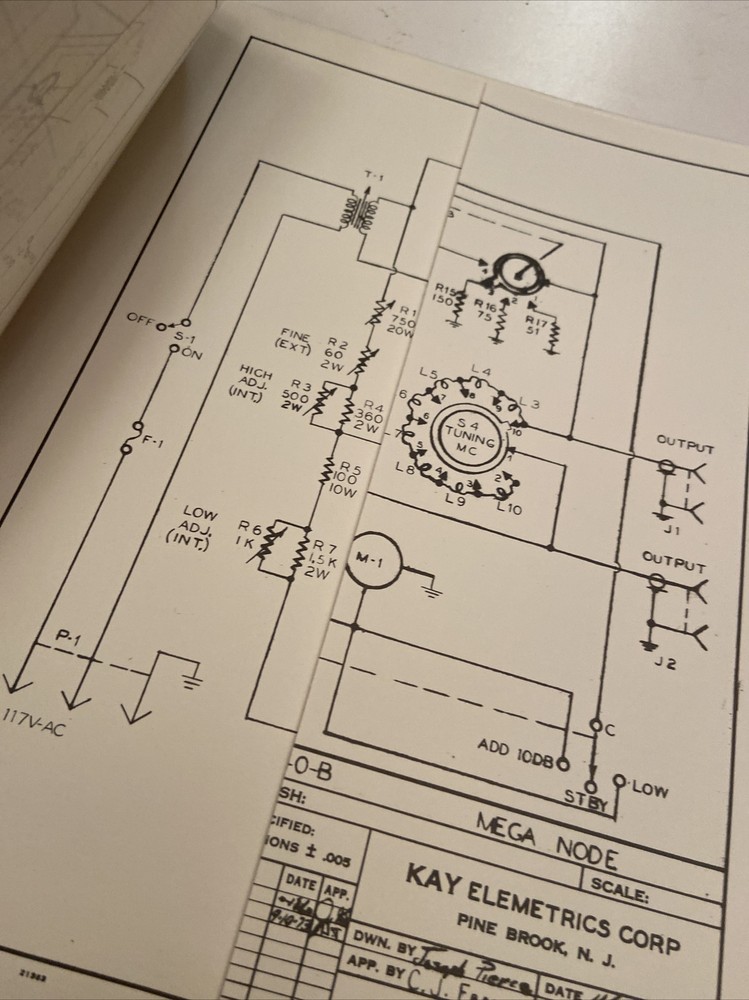 Kay Electric Mega-Node 240 A B Operating/Maintenance Manual