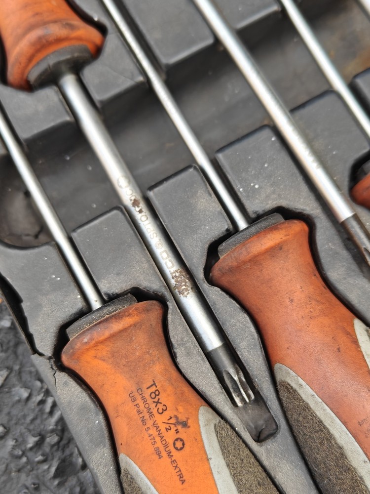 Matco Tools Witte Germany 7pc Torx Screwdriver Set T8-T30