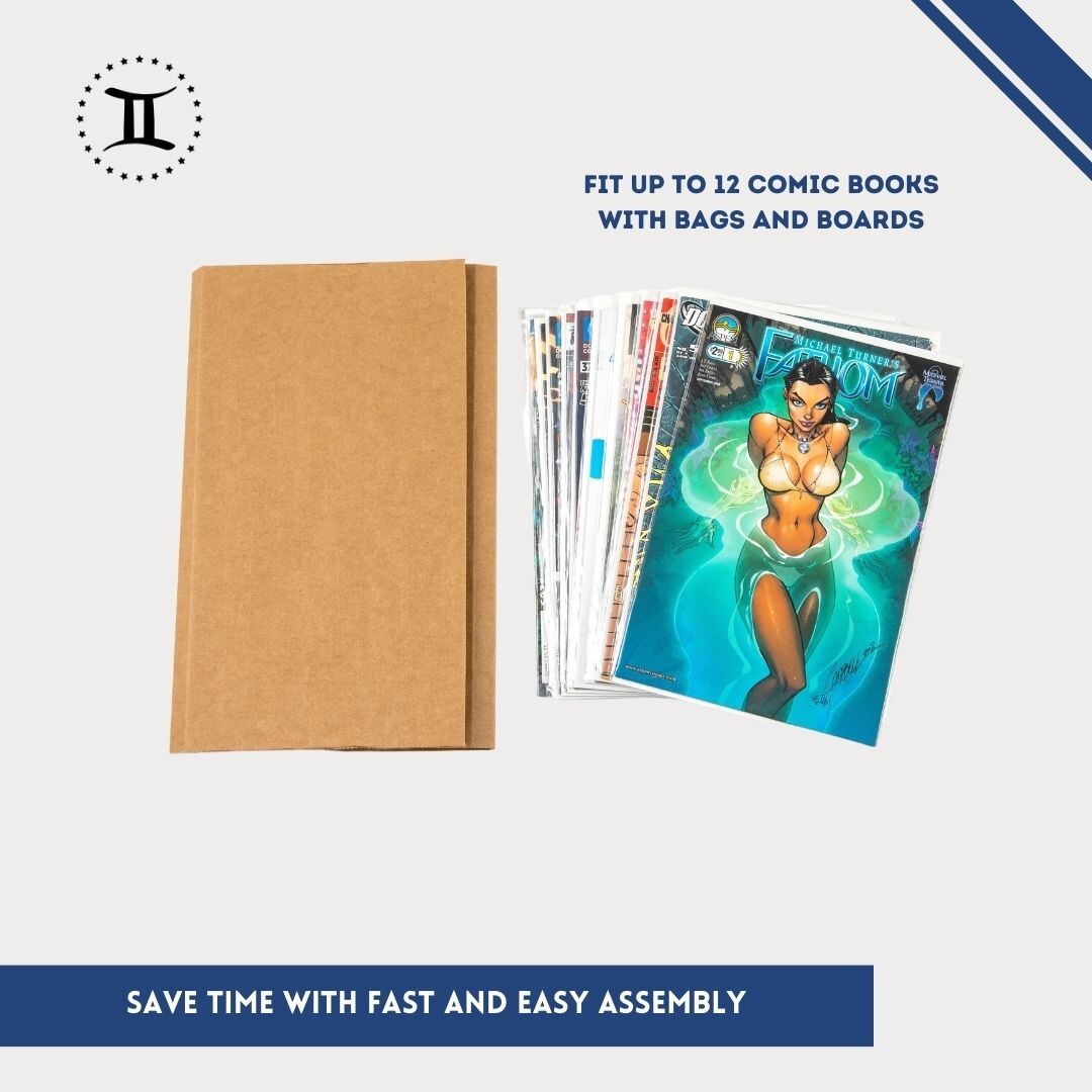 GEMINI Comic Book Flash Mailers with Filler Pads Bundle
