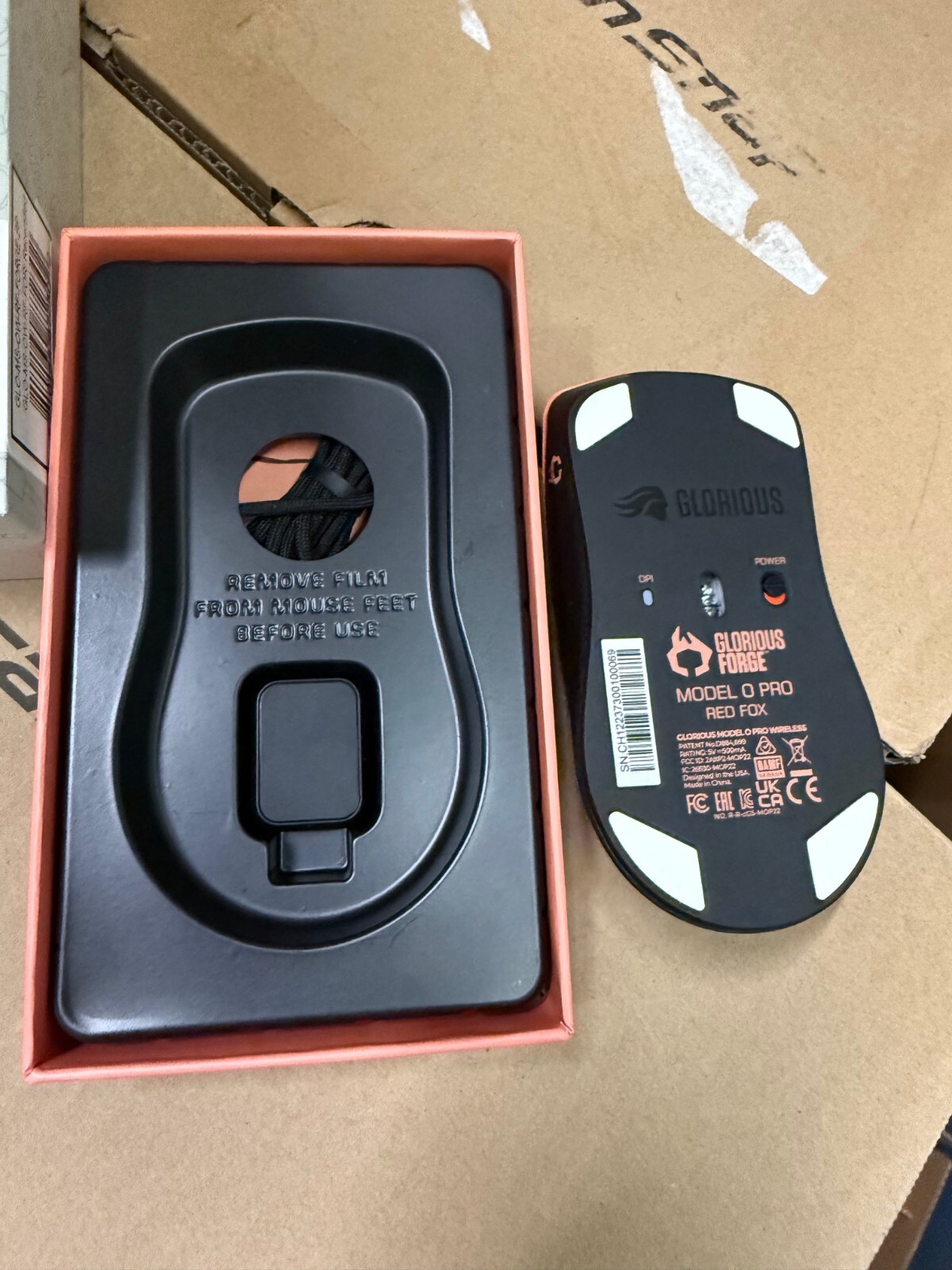 Glorious Forge Model O Pro Wireless Red Fox