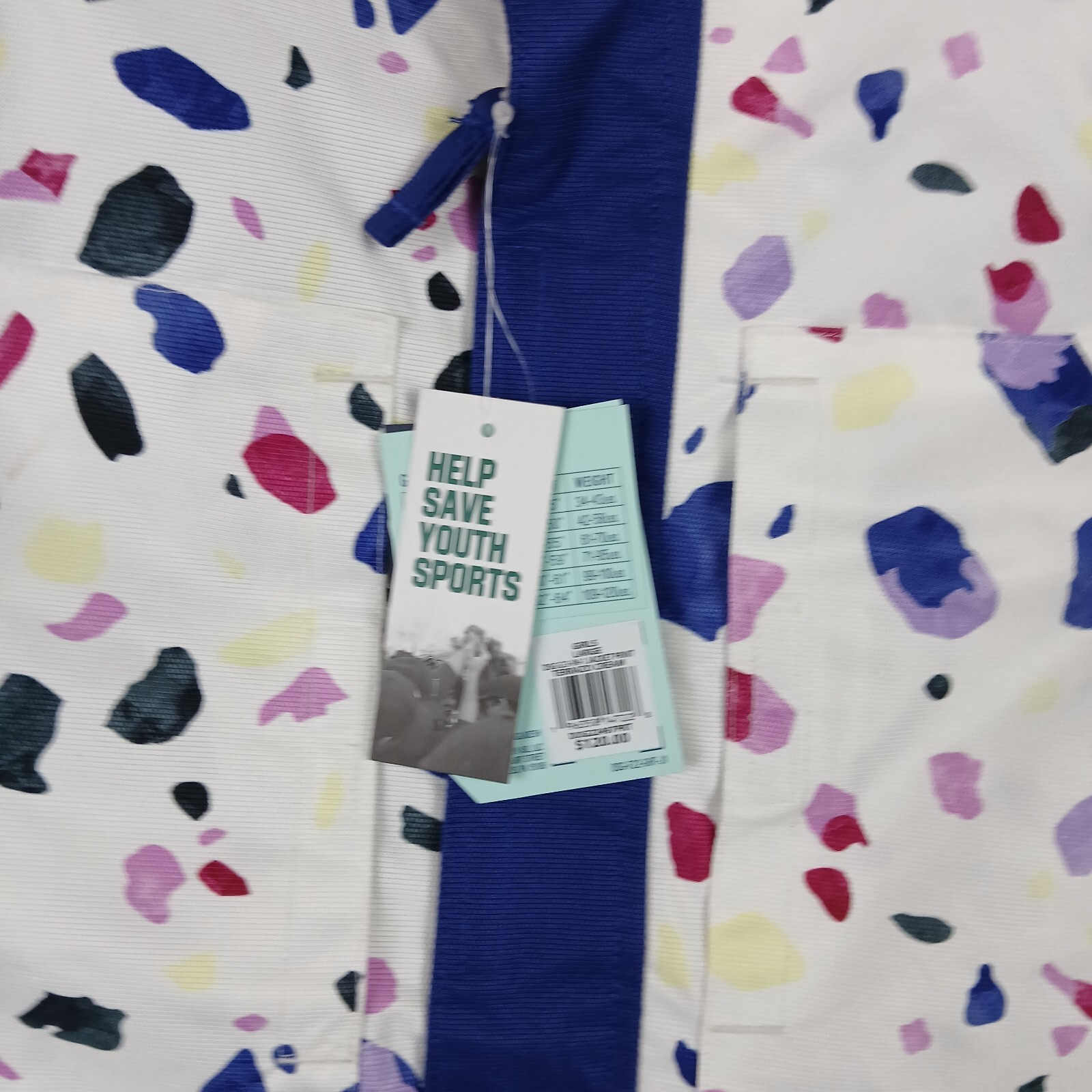DSG Large Girls 3 In 1 Terrazo Print 20x25 NWT Hooded
