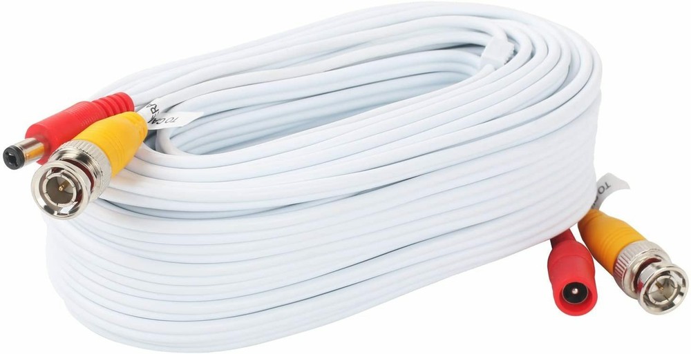65ft BNC Extension Cord Cable Lead For Lorex LBV4711B 2K Security Camera System