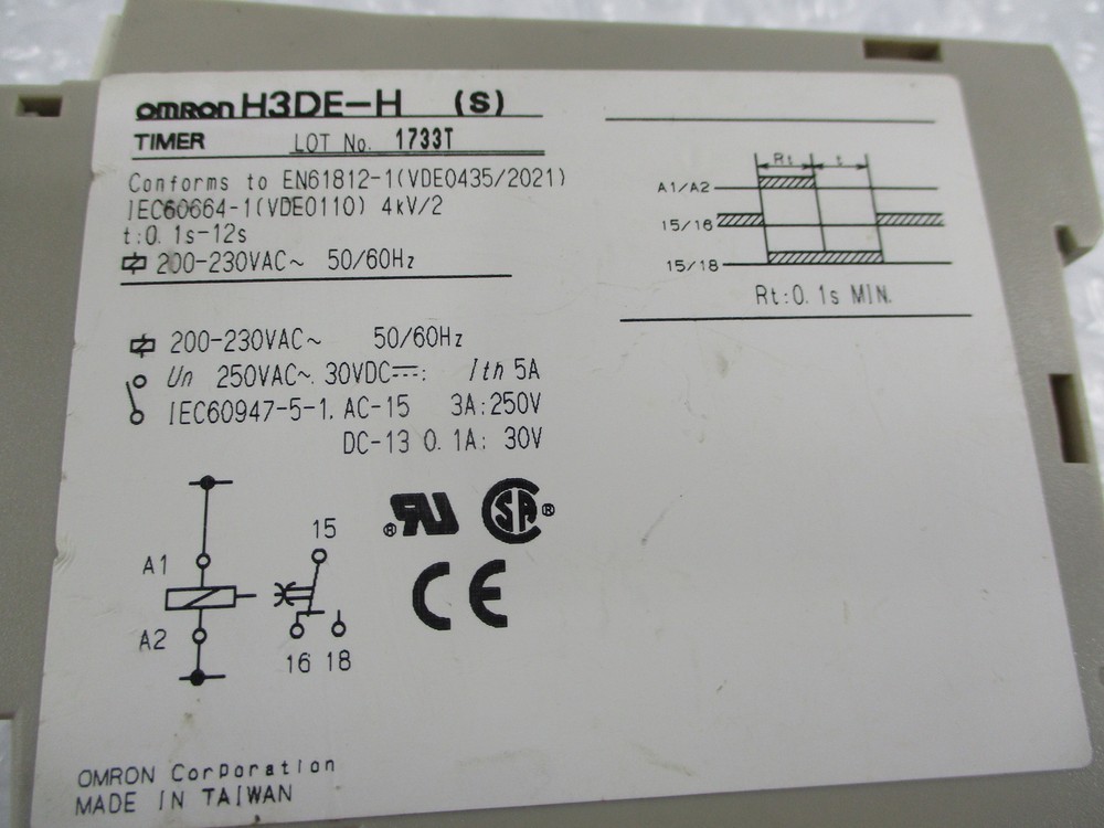 OMRON H3DE-H TIMER NSNP
