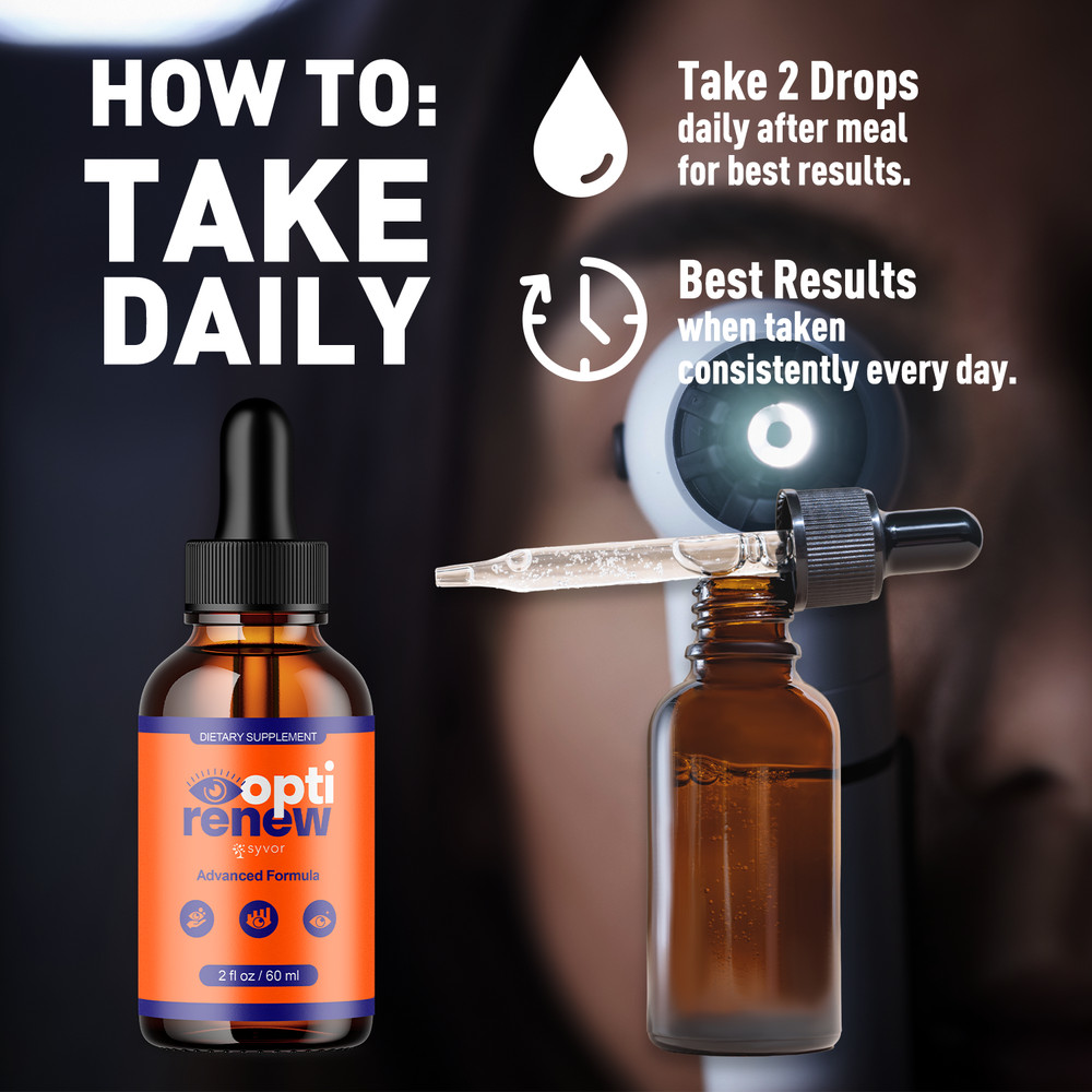 1 - Opti Renew Drops Enhance Vision, Support Healthy Eye Function 30 Servings