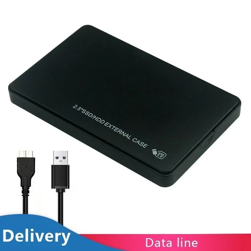 USB 3.0 SATA SSD External Hard Drive Portable Desktop Mobile Hard Disk Case
