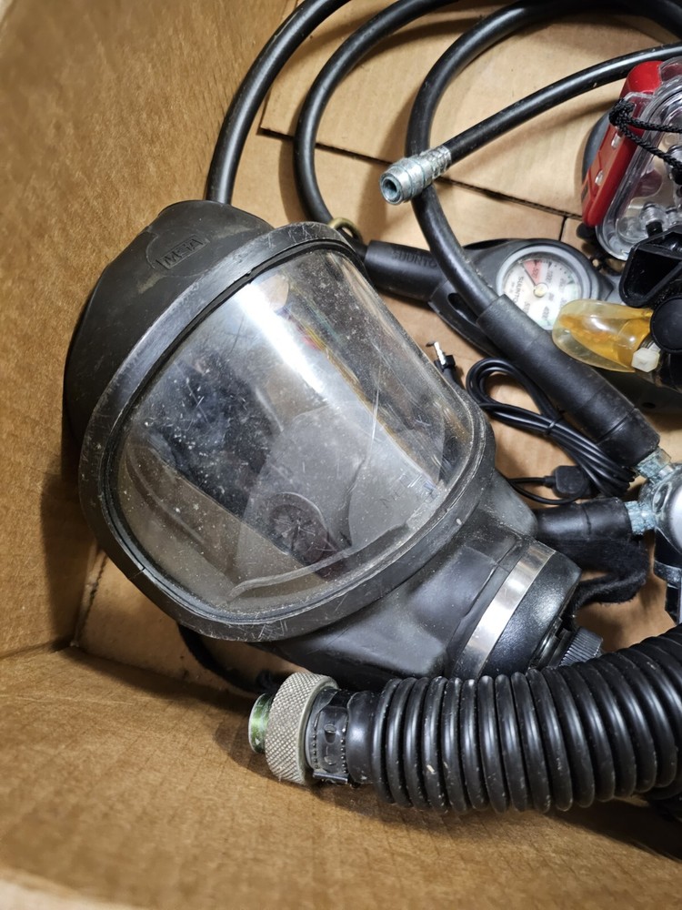 MSA Firemans Oxygen Breathing Backpack & Accessories