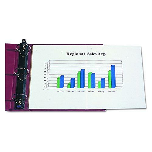 C-Line, CLI62237, Panoramic Fold-Out Sheet Protectors, 25 / Box, Clear