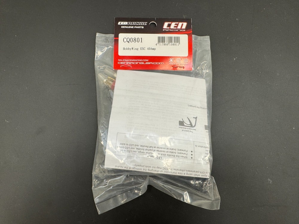 CEGCQ0801 Electronic Speed Control (WP-1040), ESC 40Amp Open
