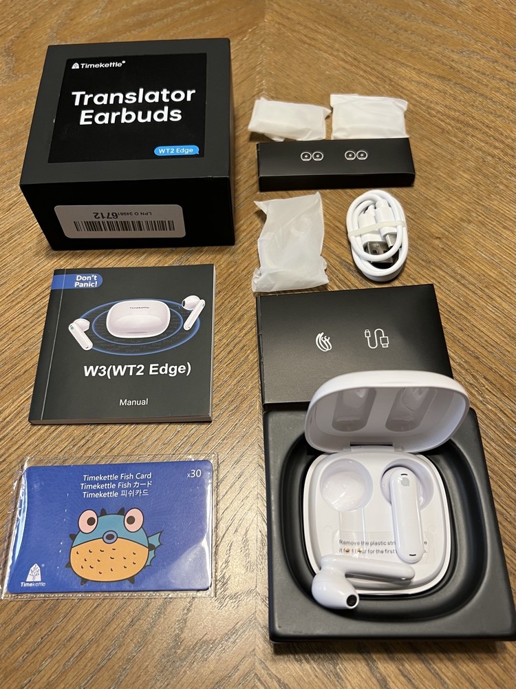 Timekettle WT2 Edge Translator Device Bidirectional Earbuds (Onilne/Offline)