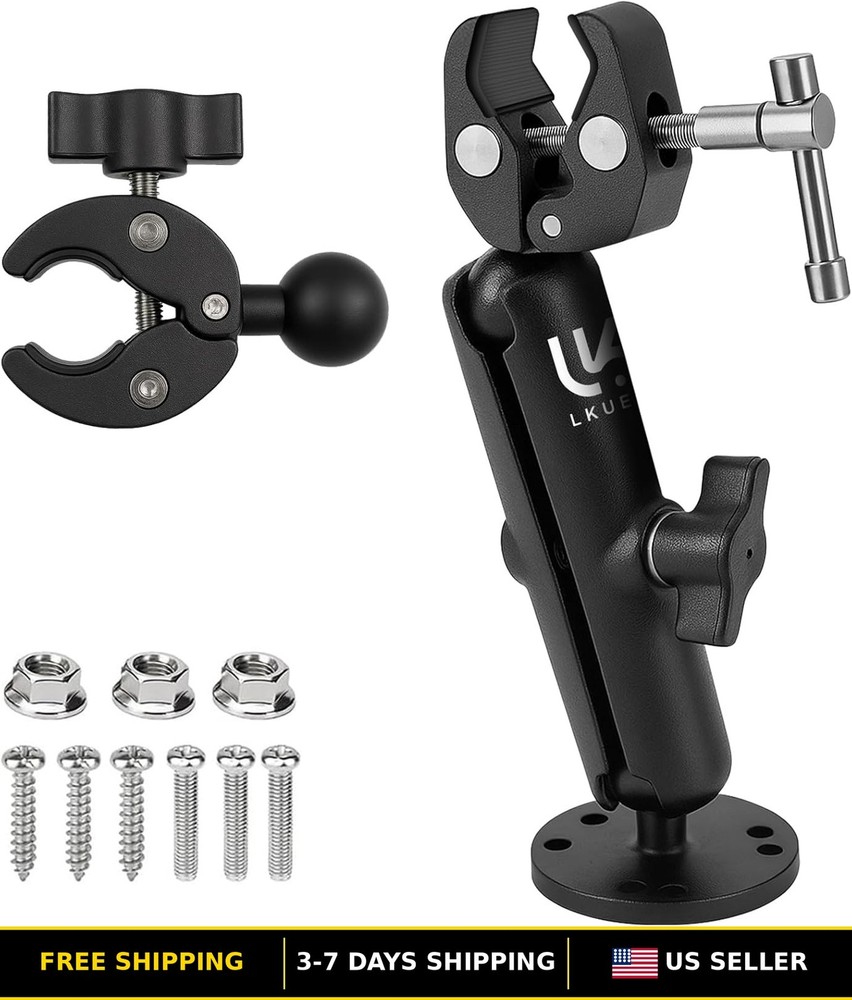 Trolling Motor Stabilizer Mount Support Bracket, Anti-Vibration Adjustable for K