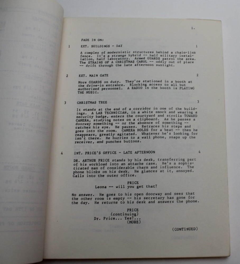 PROTOTYPE / Richard Levinson 1983 TV Movie Script Screenplay SciFi Android Human