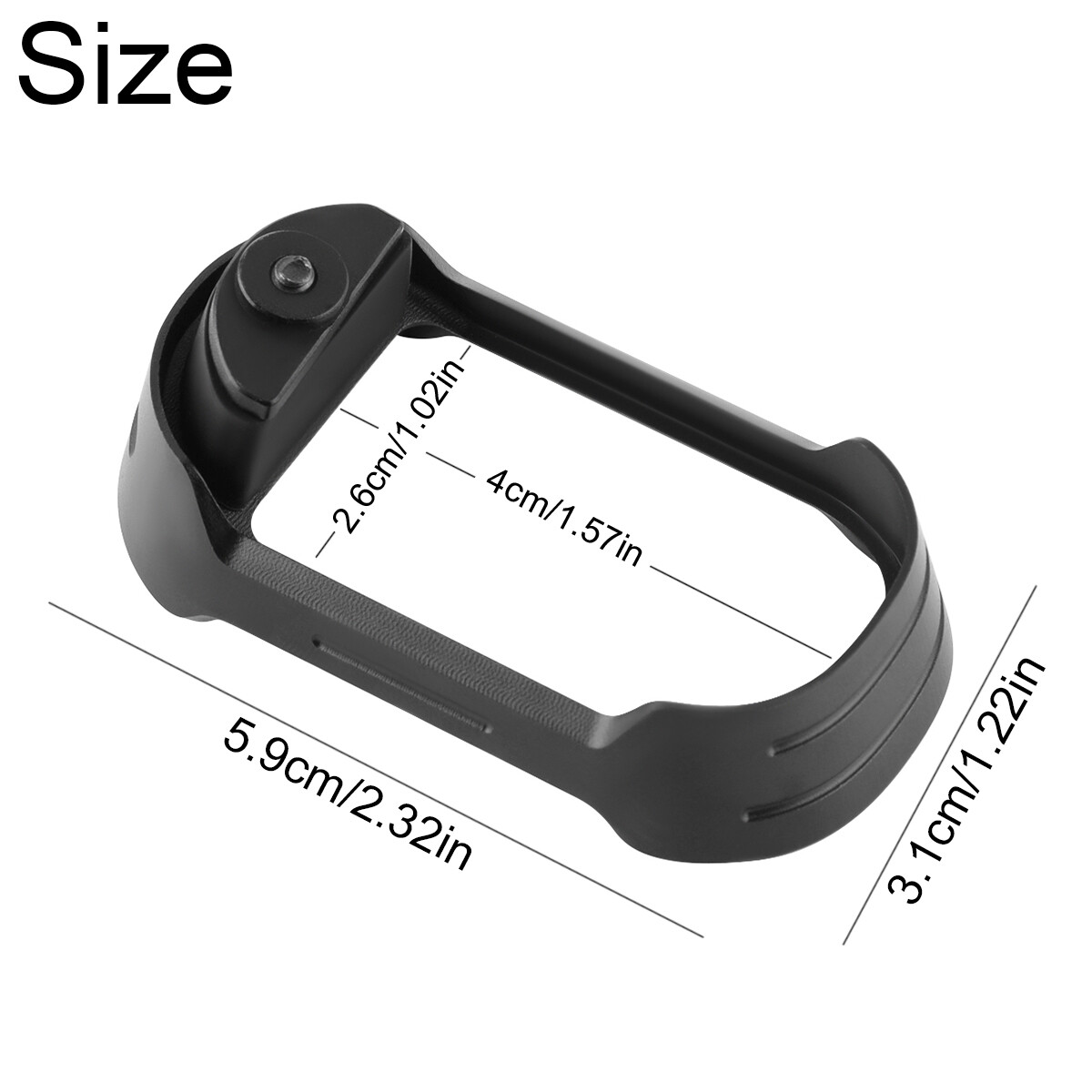 Aluminum Flared Magwell For Glock 43X/48 / G43X G48 MOS Anodized Finish