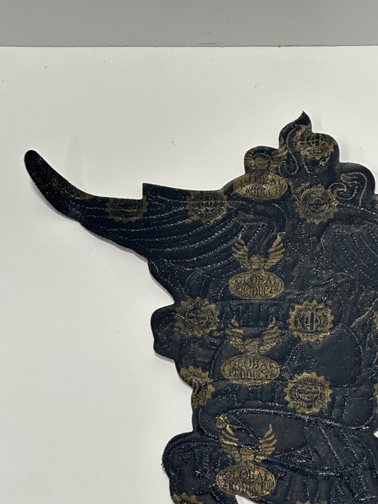 Harley-Davidson Embroidered Eagle Patch Large Iron On Eagle Flames Sword