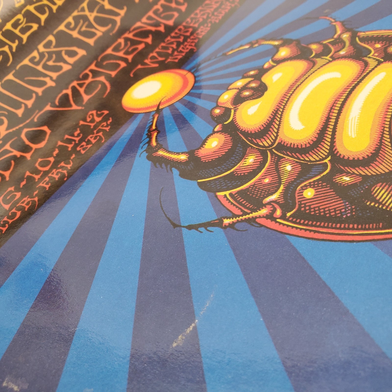 Jimi Hendrix Winterland 1968 Psychedelic Poster Rick Griffin Moscoso BG-140