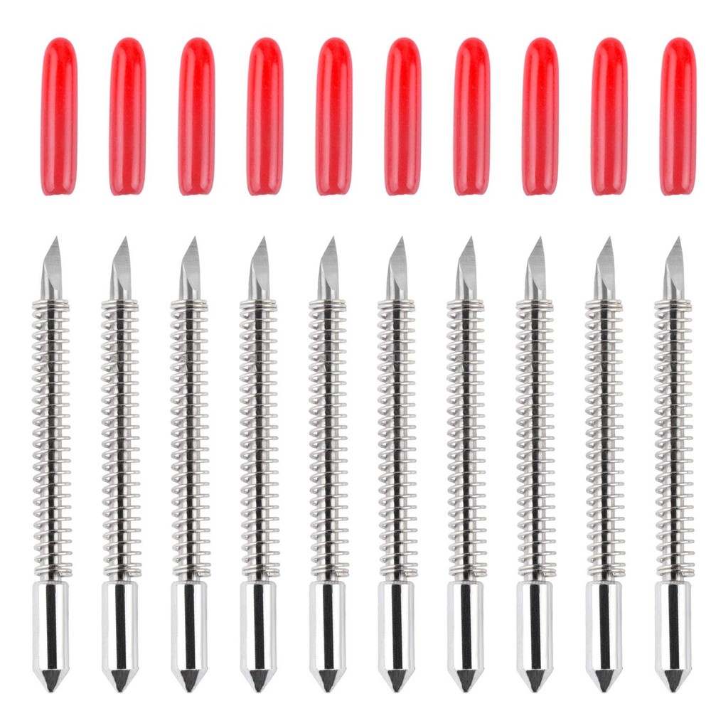 45 Degree Vinyl Cutter Blades Lettering Blade for Graphtec Cutting Plotter, Red