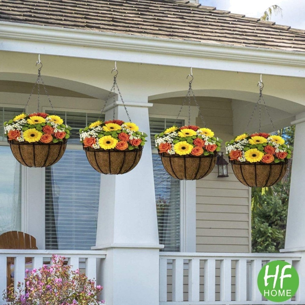 2PCS 16" Round Coco Liner Coco Replacement Liner Basket Window Box