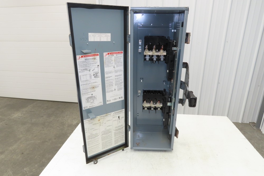 Square D DTU362AWK Double Throw Disconnect Switch Transfer 60A 600V 3 Ph