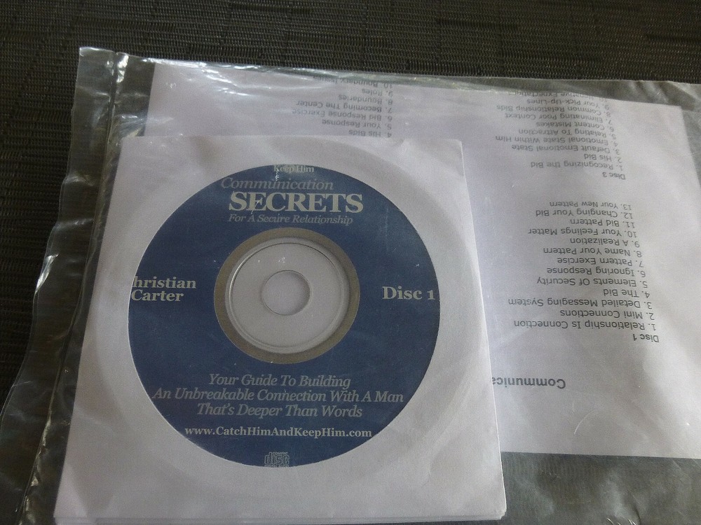 CHRISTIAN CARTER  Communication SECRETS For A Secure Relationship 7 CD PROGRAM