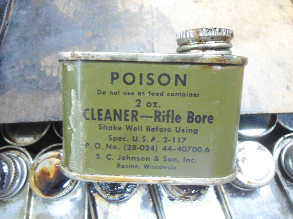 US Army WWII 2 oz. Bore Cleaner (S. C. Johnson & Son, INC)
