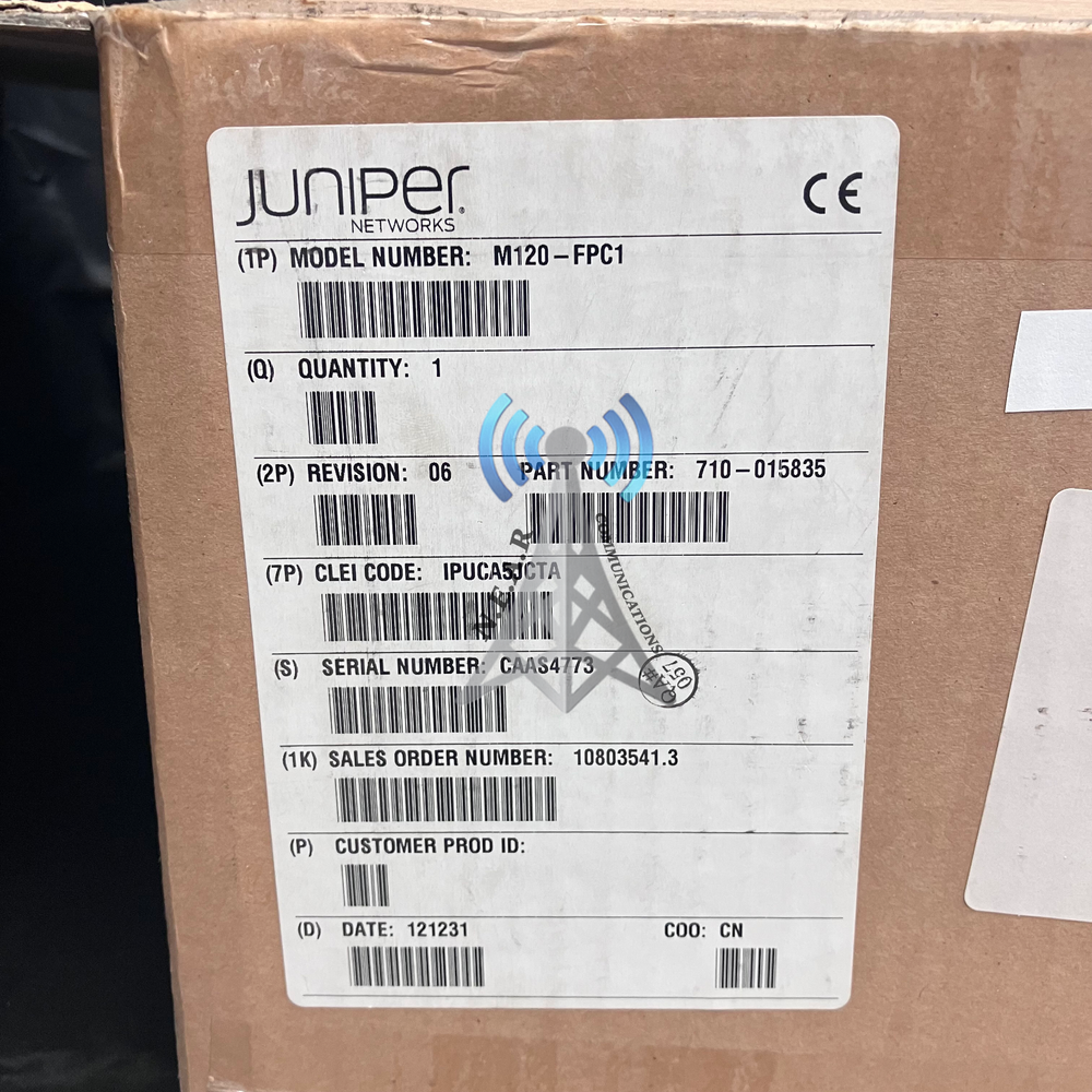 JUNIPER,M120-FPC1-E,IPUCA5JCTA,M120 FLEX PIC CONC 4GBPS, *AF4523*