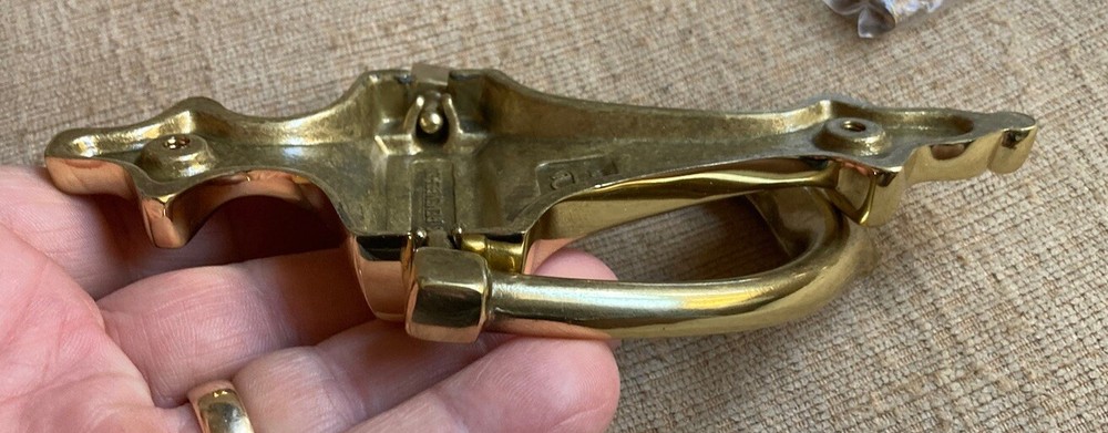 Things Remembered Solid Brass Hand Crafted Door Knocker “Phillips” Made In Spain