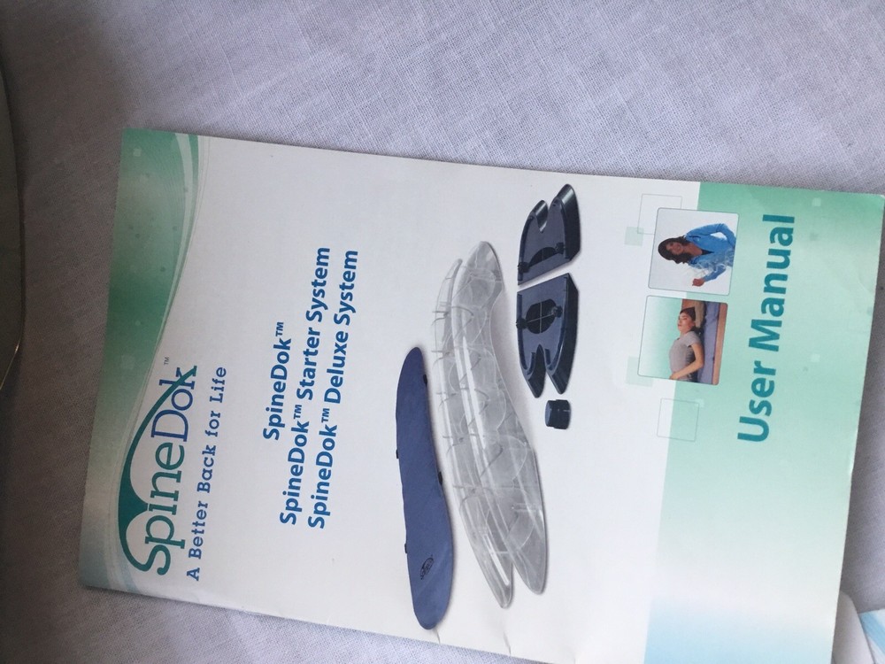 SpineDok Back Pain Relief System Missing Oval Riser Center Piece Better Posture
