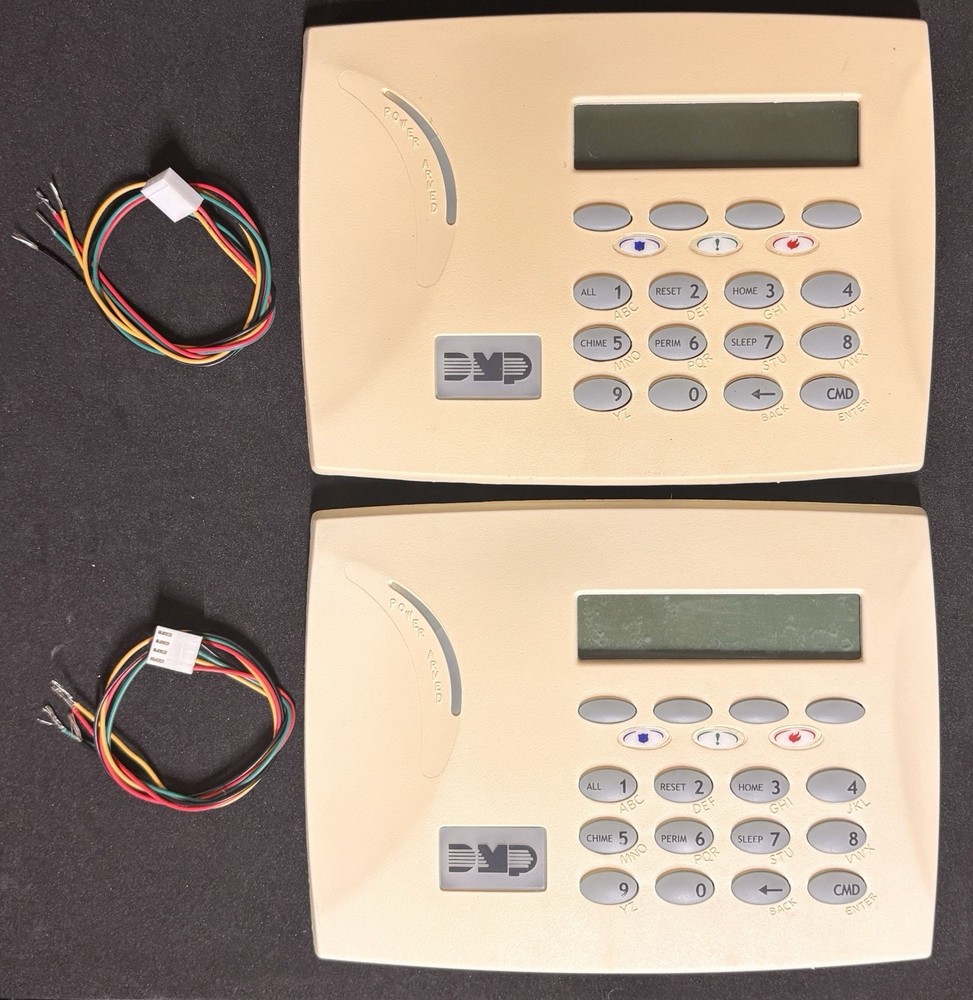 (Lot Of 2) DMP 7060 LCD Keypad Thin Tested