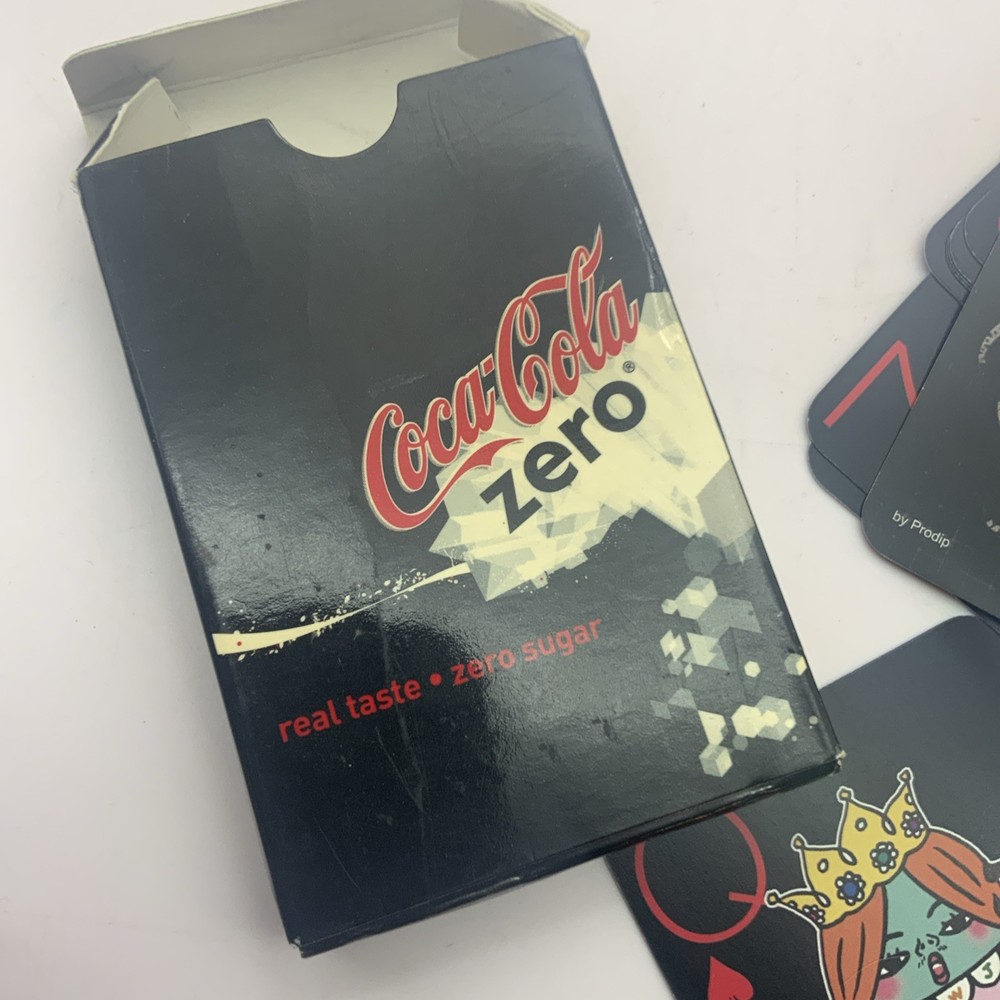 Coca Cola Zero Playing Cards Designed By Michael Lau Used