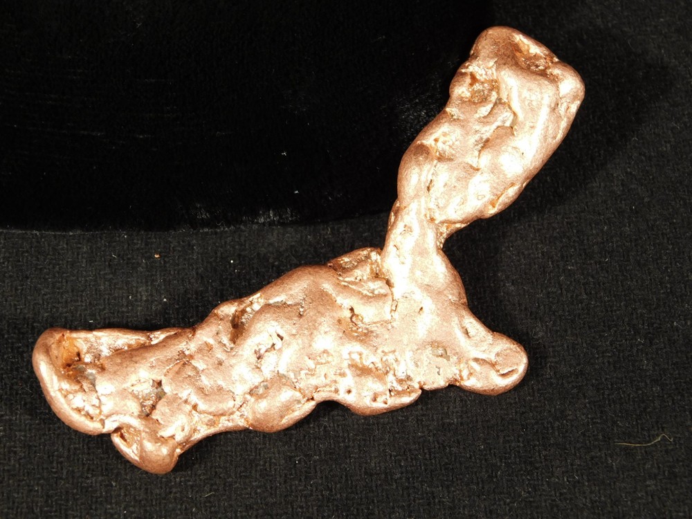 Big! Heavy Solid COPPER NUGGET or Native Copper Float Michigan 91.0gr