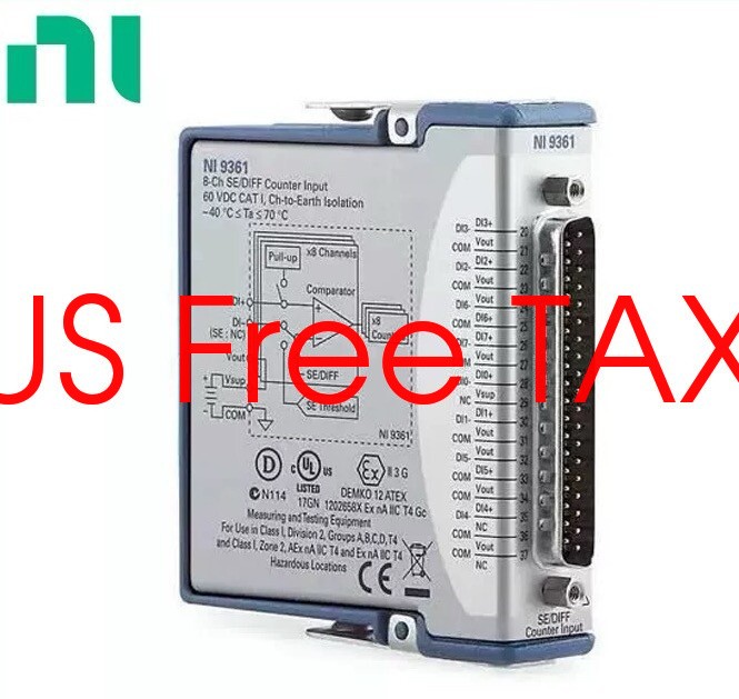 NI 9361 C-Series Module With DSUB, 8 CH Counter Input Module, 32-Bit new in box