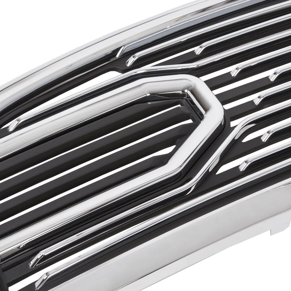 HECASA Big Horn Chrome Grille+Replacement Shell for 2009-2012 Dodge Ram 1500