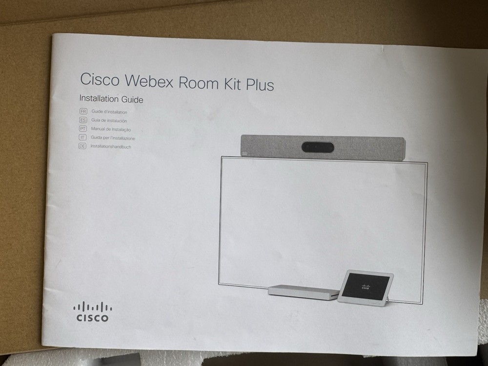 Cisco Webex Room Kit Plus CS-KITPLUS-K9 Quad Camera Video Conferencing System