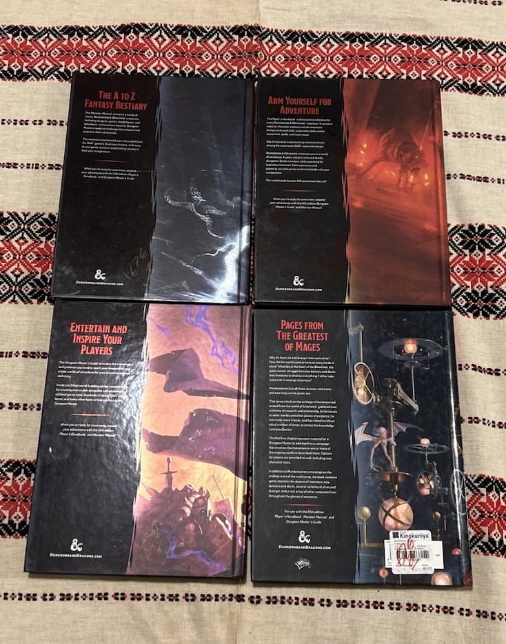 Dungeons & Dragons Hardcover Books