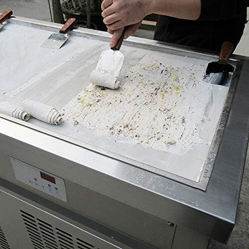 Kolice commercial 38.60"x19.7" big rectangle pan fried ice cream rolled machine