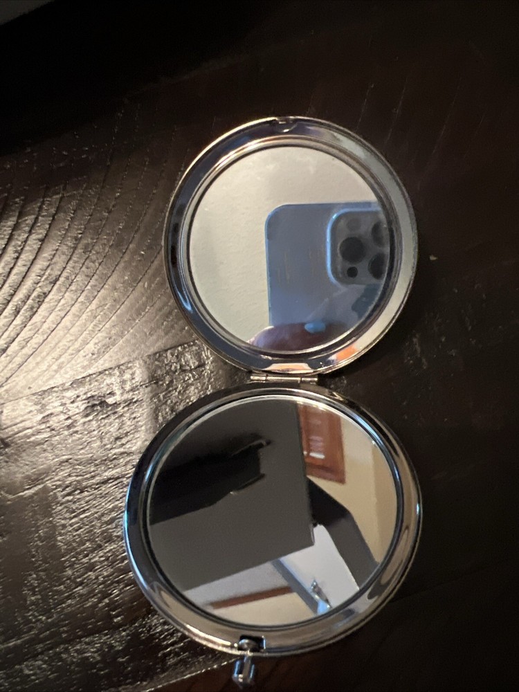 Double Mirror Makeup Compact "T" Initial