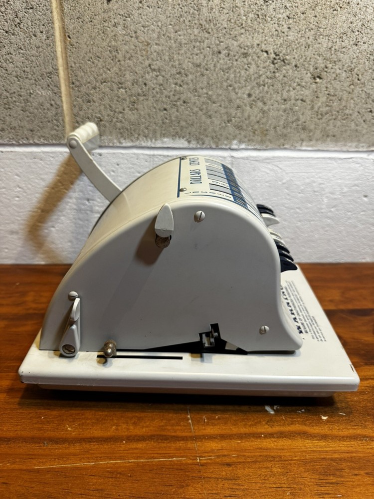 Paymaster Series X-2000 Check Writing Machine - Locked Protection with Keys